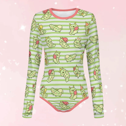 Lil Wigglebug Long Sleeve CuddleSuit - Puppy's Aesthetics