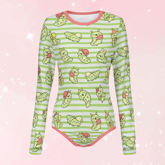 Lil Wigglebug Long Sleeve CuddleSuit - Puppy's Aesthetics