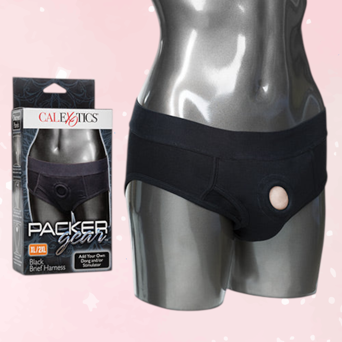 Packer Gear Brief Harness - Black (XL/2X)