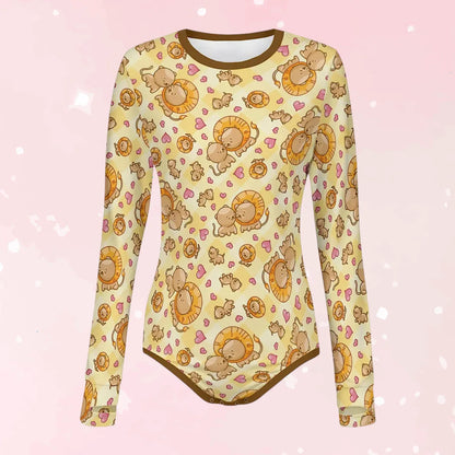 Little Roar Long Sleeve CuddleSuit - Puppy's Aesthetics