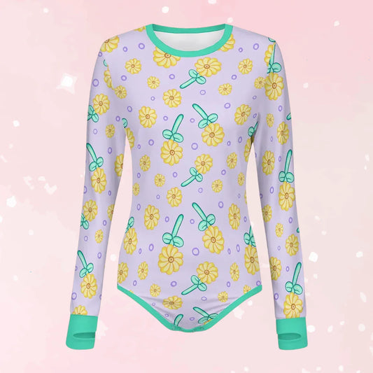 Sunny Balloon Long Sleeve CuddleSuit - Puppy's Aesthetics