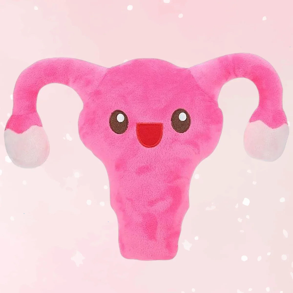 Happy Uterus Plushie Companion - Puppy's Aesthetics