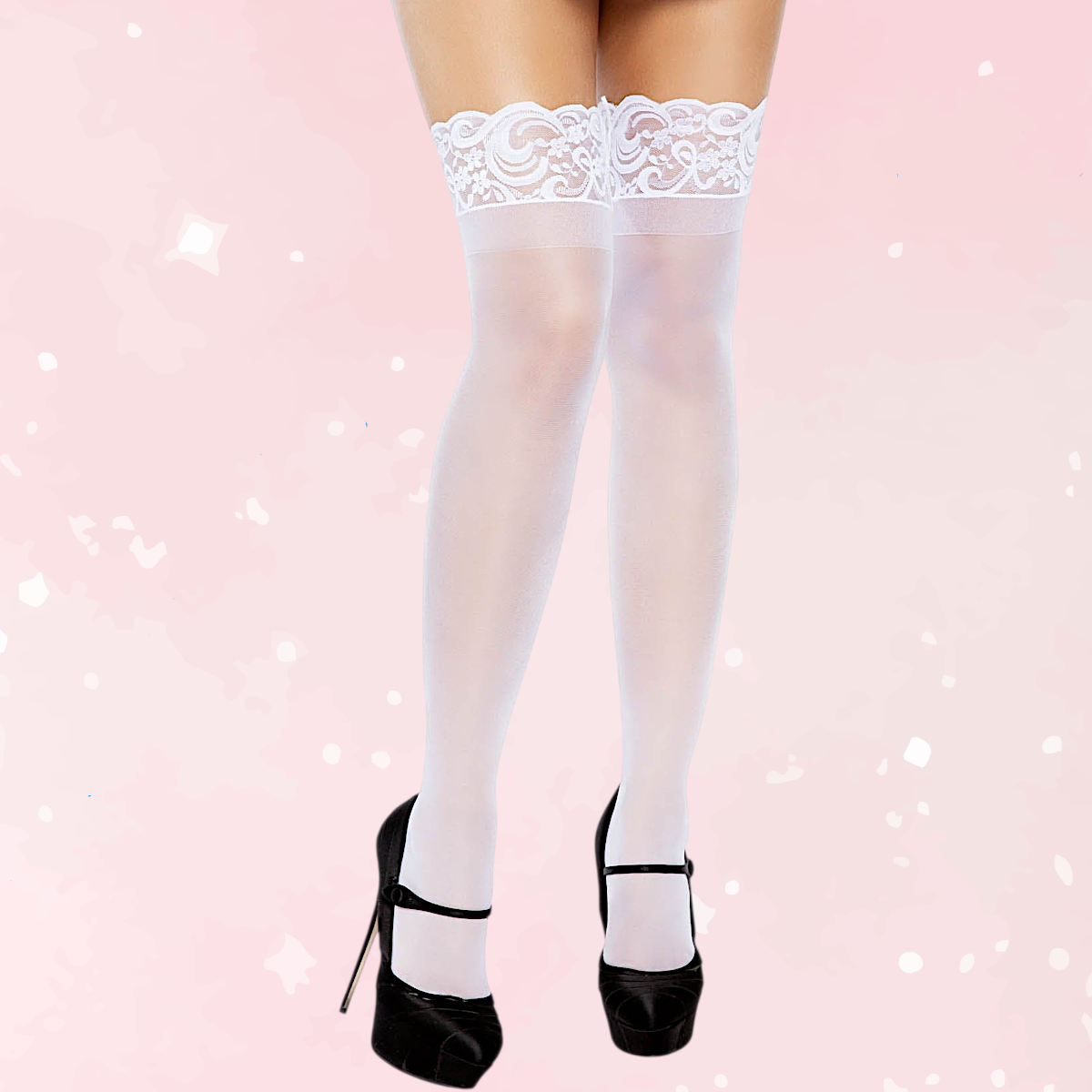 Nora Thigh High Lace Stockings