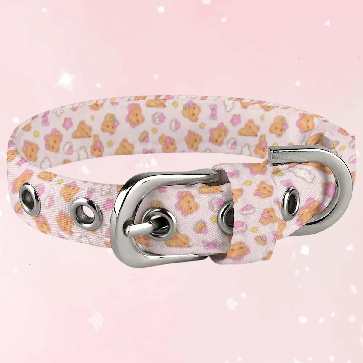 Bearly Adorable Cloth Pet Collar - Puppy's Aesthetics