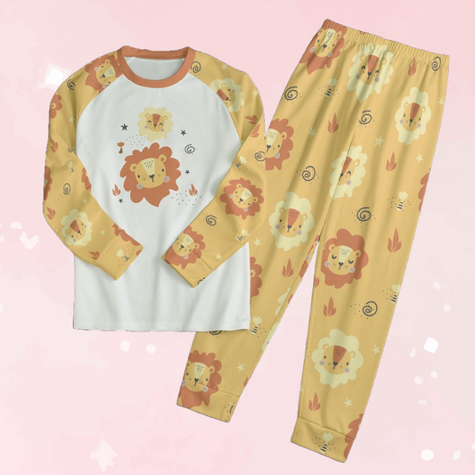 Adorable Lion Unisex Pajama Set