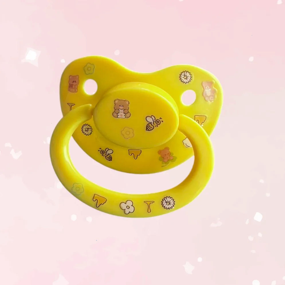 Adult Pacifier - Honey Bear and Bees - Puppy's Aesthetics