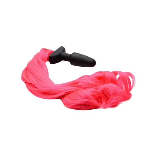 Tailz Hot Pink Pony Anal Tail - Puppy's Aesthetics