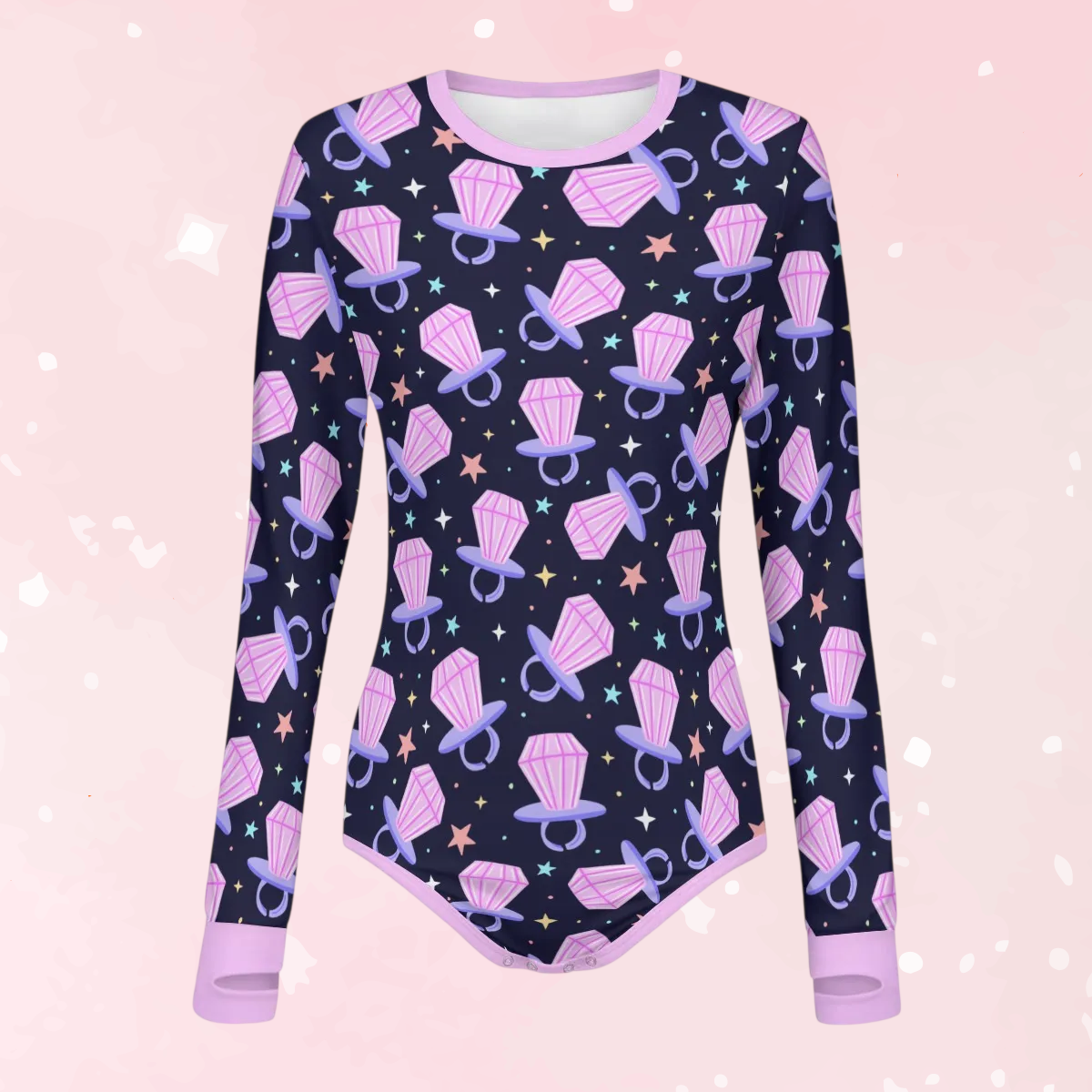 Candy Jewel Long Sleeve CuddleSuit