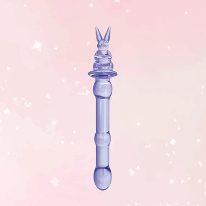Glass Menagerie Bunny Glass Dildo - Puppy's Aesthetics