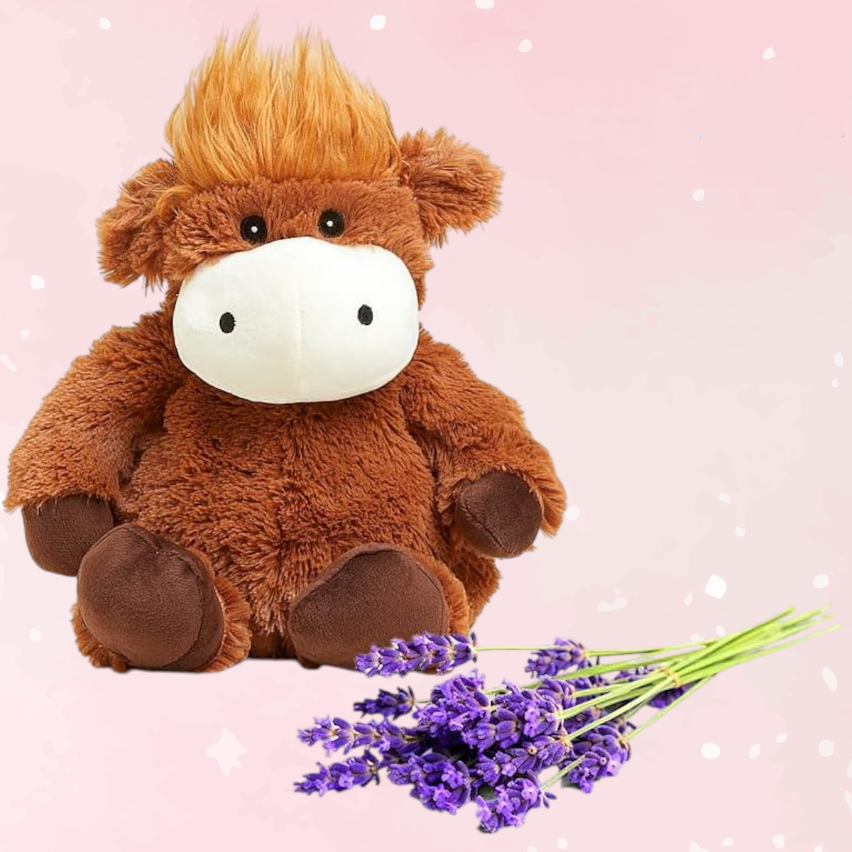 Highland Cow Plush – Lavender Scented