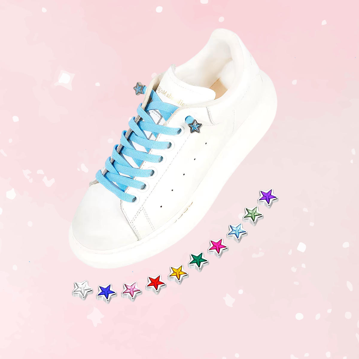 Star Diamond No-Tie Shoelaces Set