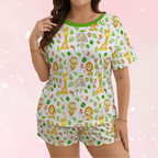 Jungle Playtime Jammies Shorts Set - Puppy's Aesthetics