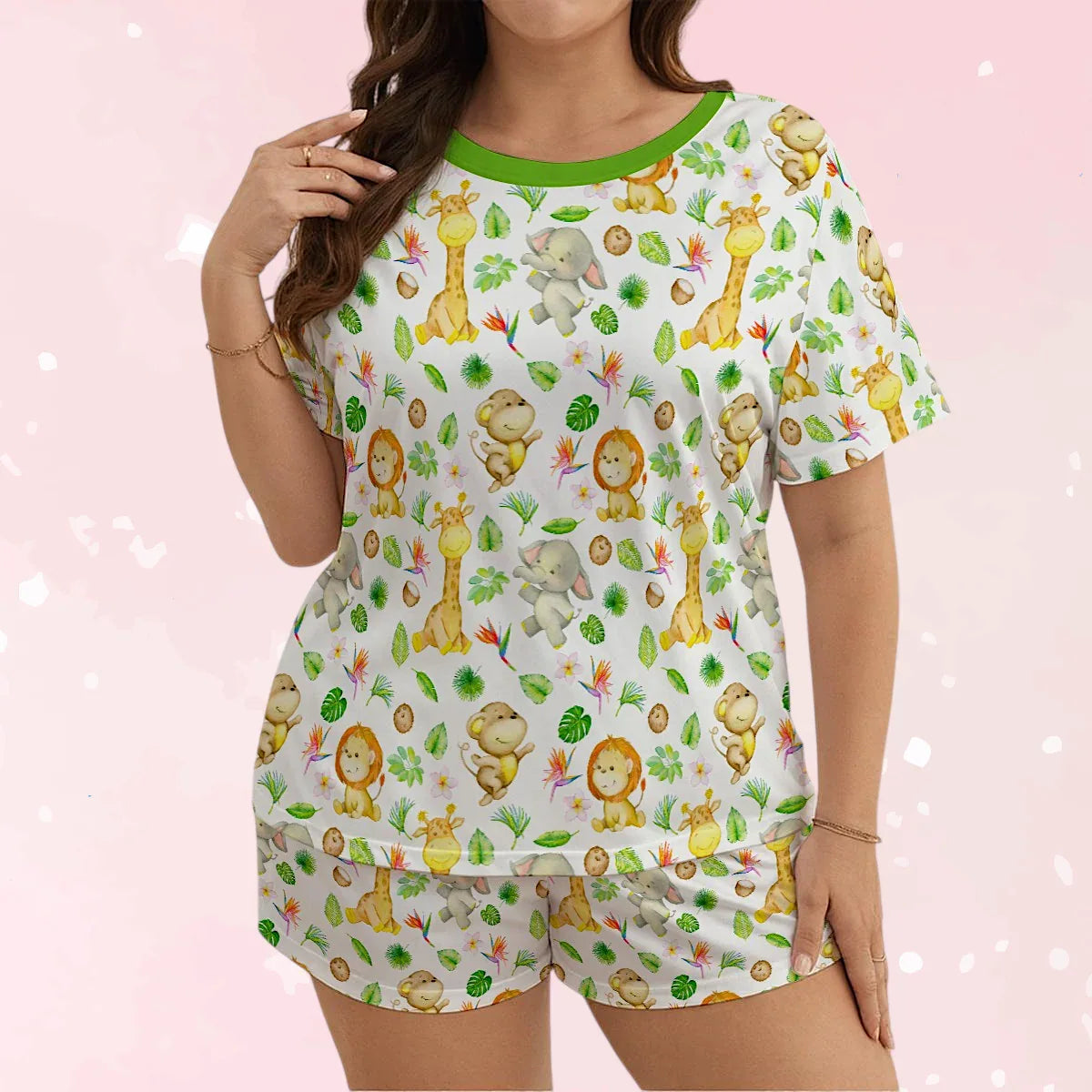 Jungle Playtime Jammies Shorts Set - Puppy's Aesthetics