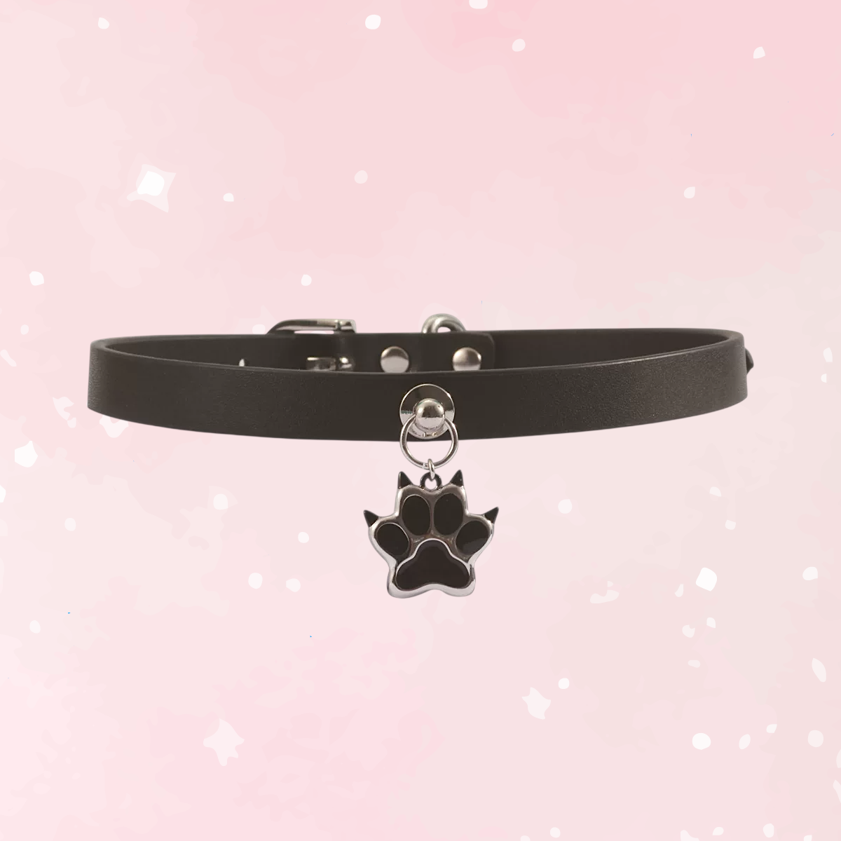 Cute Black Puppy Paw Collar