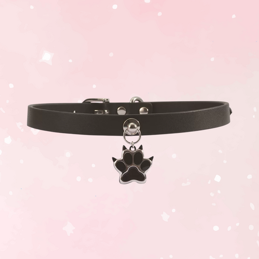 Cute Black Puppy Paw Collar