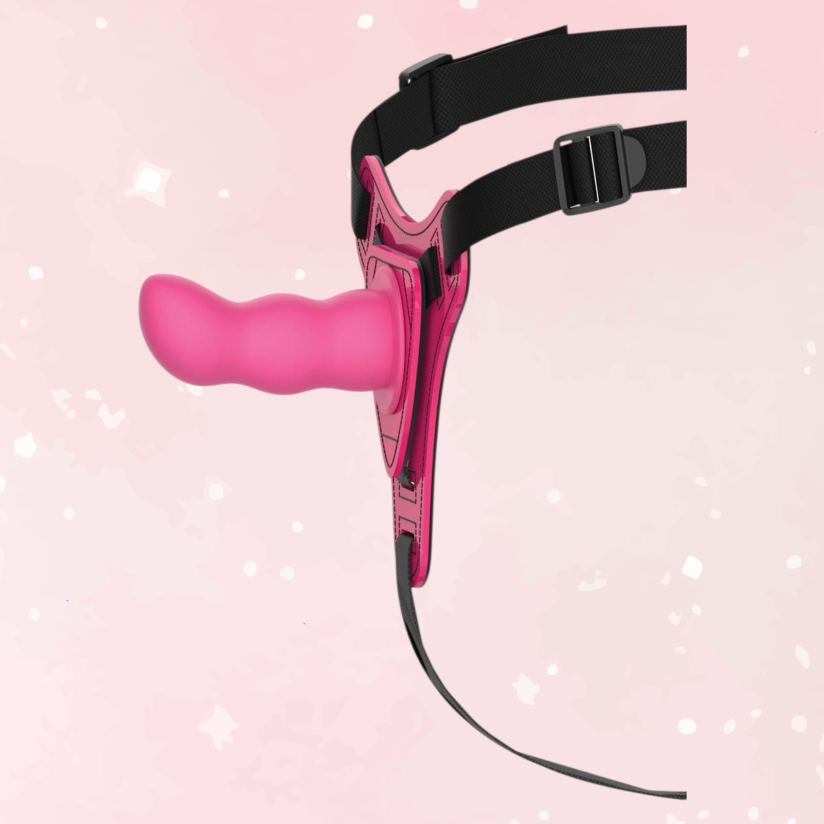 Adjustable Silicone Strap-On 5 Inch
