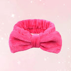 Soft Plush Bow Headband - Puppy's Aesthetics