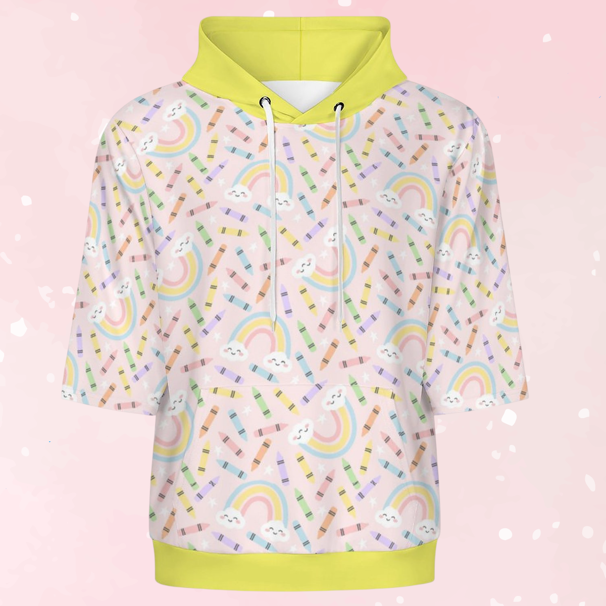 Rainbows & Crayons Halfie Unisex Hoodie