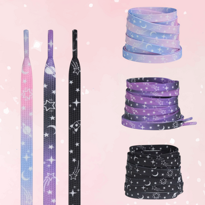 Love Starlight Sky Kawaii Shoelaces