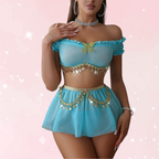 Royal Sapphire Seduction Lingerie Set