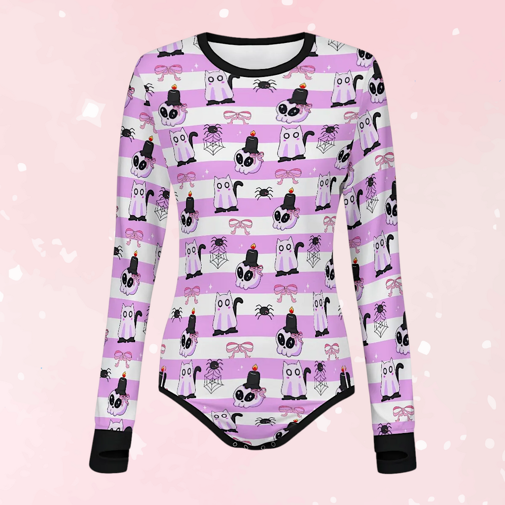 Spooky Baby Long Sleeve CuddleSuit