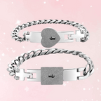 Secret Key Couple Love Lock Bracelets - Puppy's Aesthetics