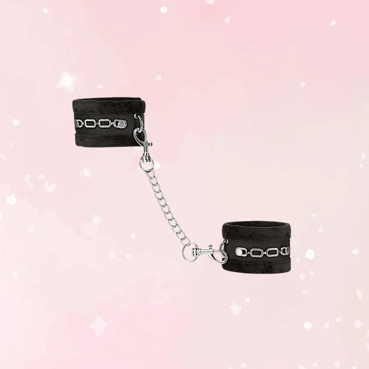 Punishment Crystal Detail Handcuffs - Puppy's Aesthetics
