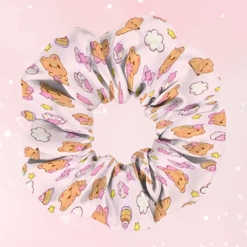 Bearly Adorable Scrunchie Set (6-Pack)