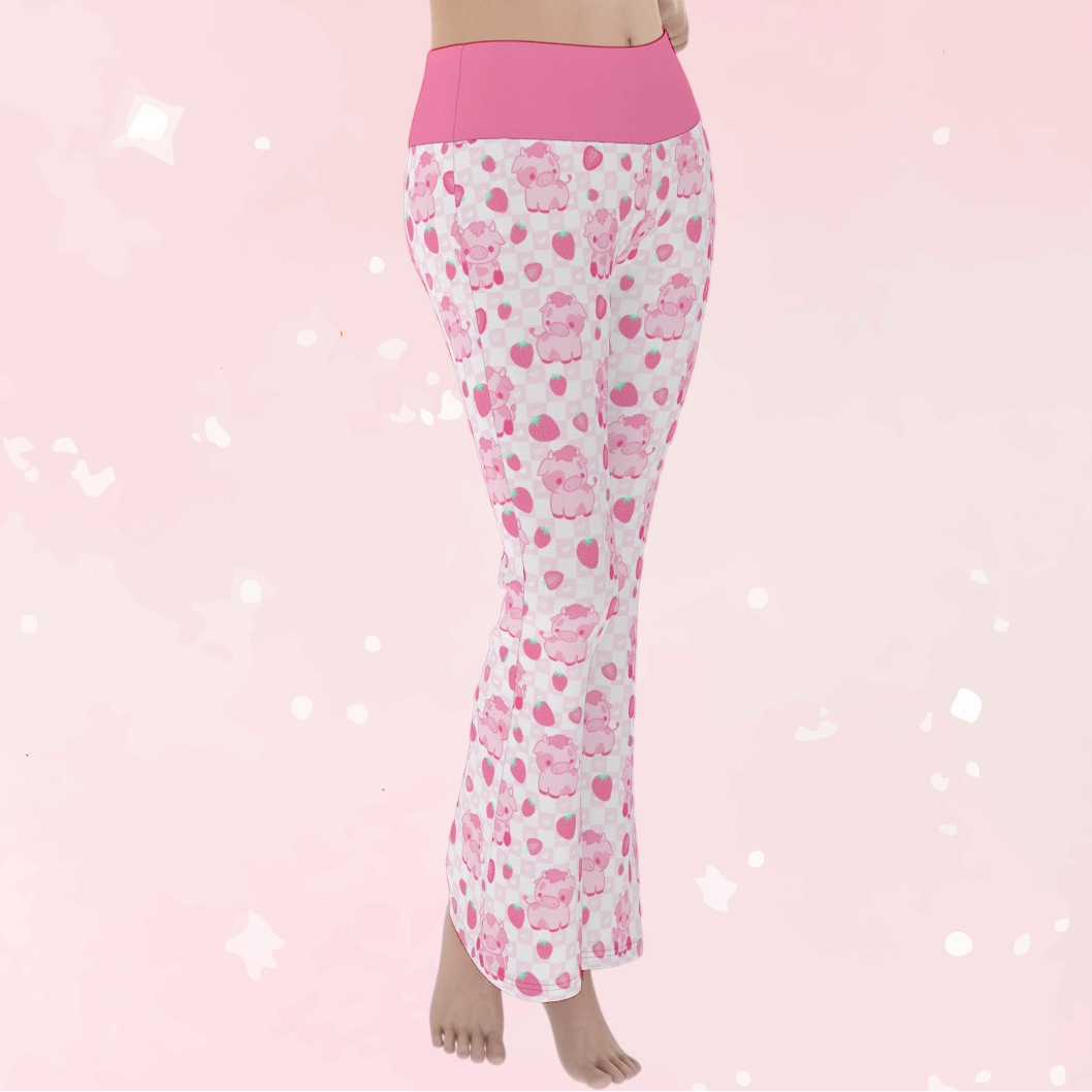Berry Moo Flare Leggings