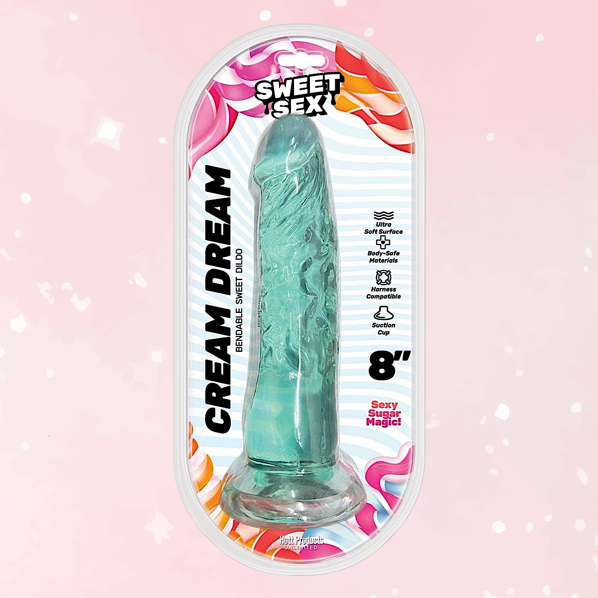 Cream Dream Bendable Silicone Dildo