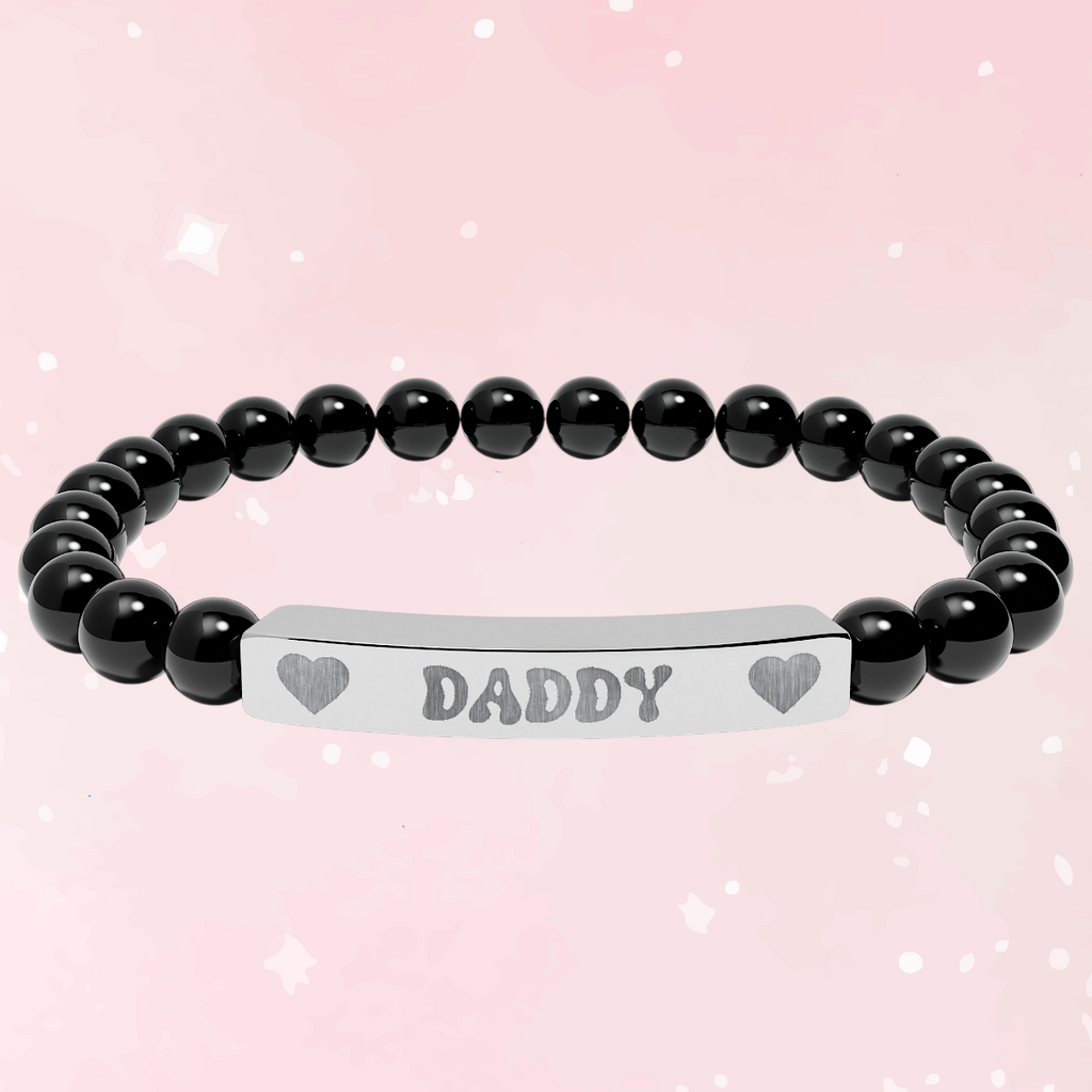 Daddy Natural Stone Bracelet (Colors)