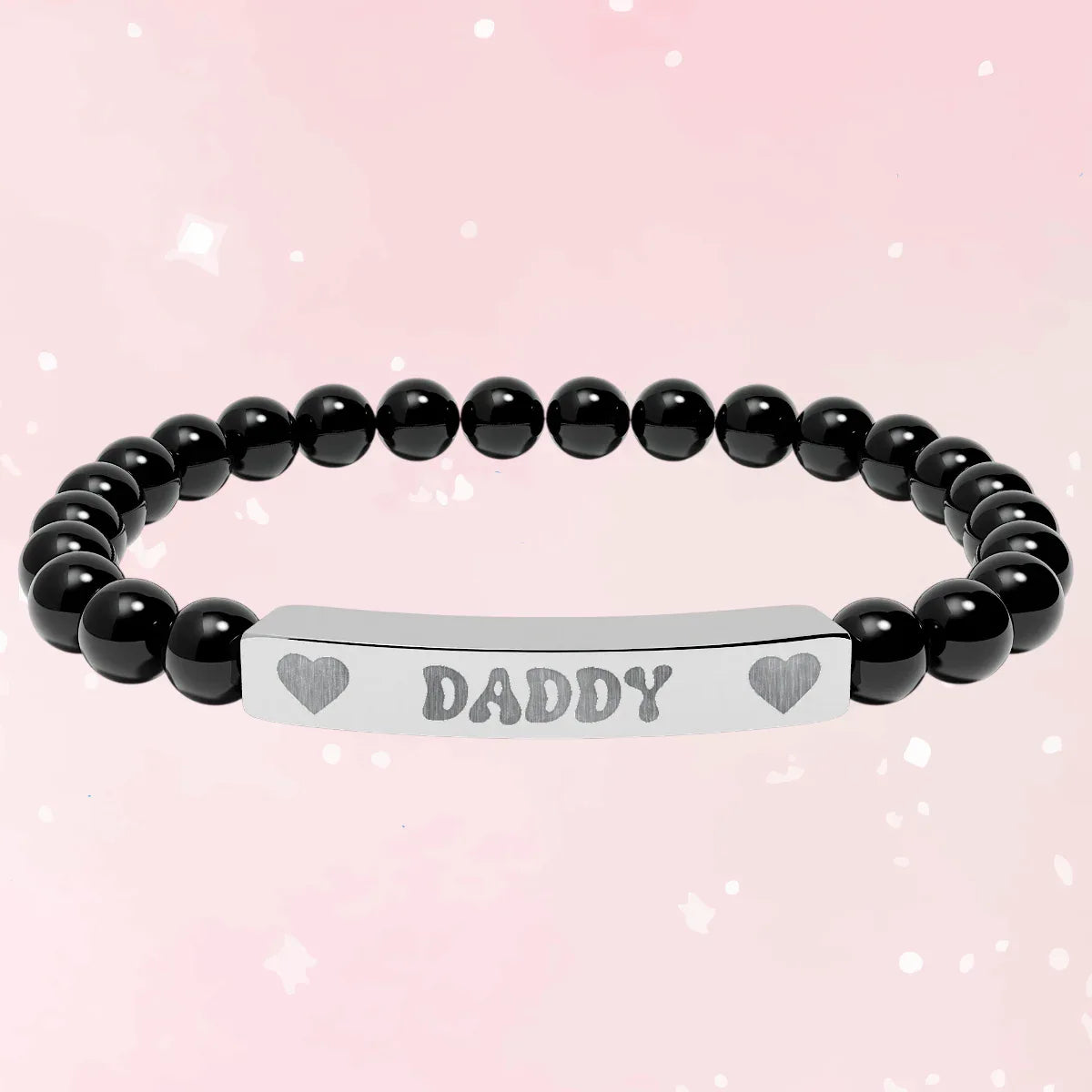 Daddy Natural Stone Bracelet (Colors) - Puppy's Aesthetics