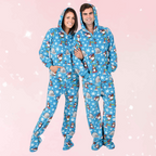 Winter Wonderland Adult Hoodie Fleece Onesie