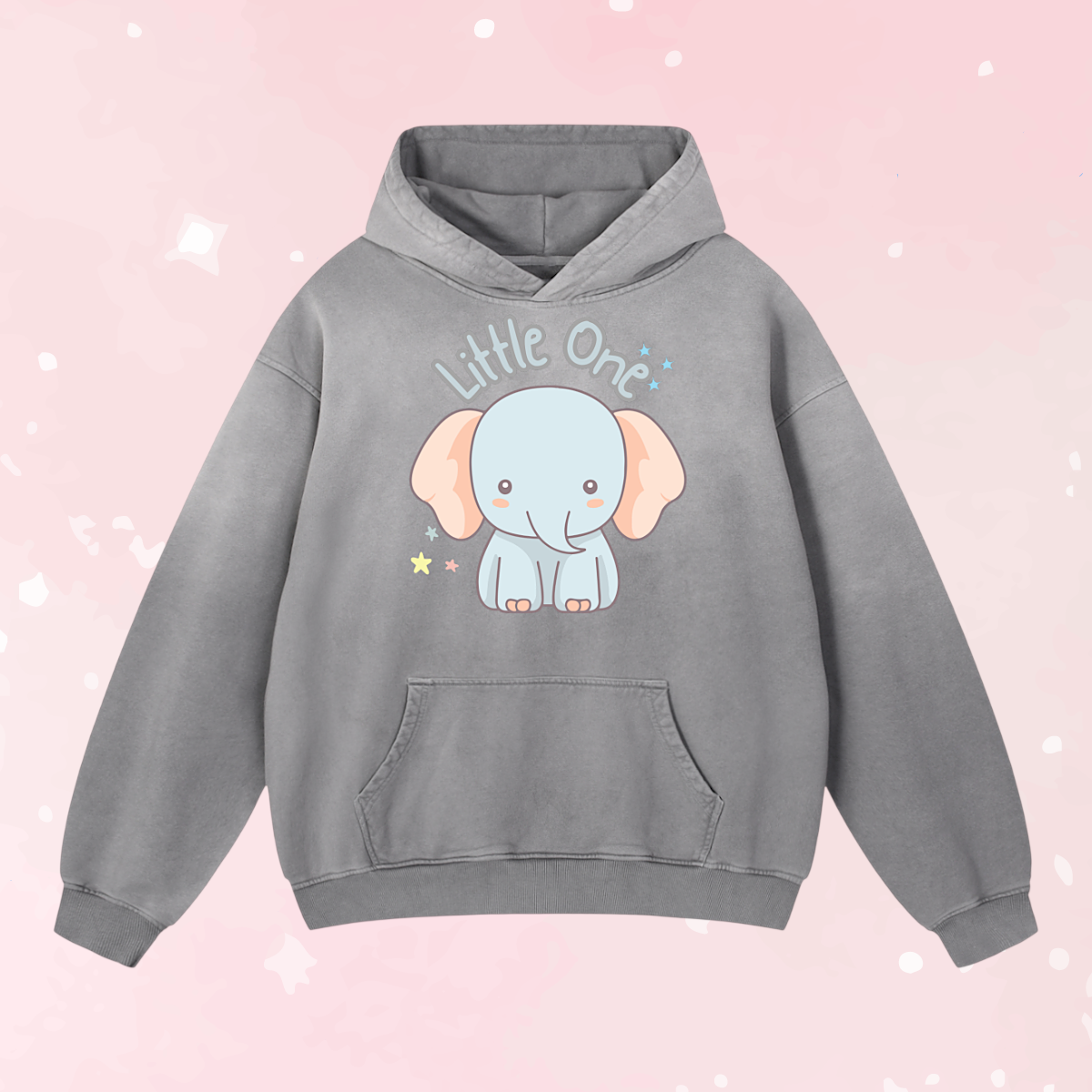 Lil One Grey Heavy Hoodie