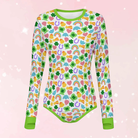 Magical Marshmallows Long Sleeve CuddleSuit - Puppy's Aesthetics