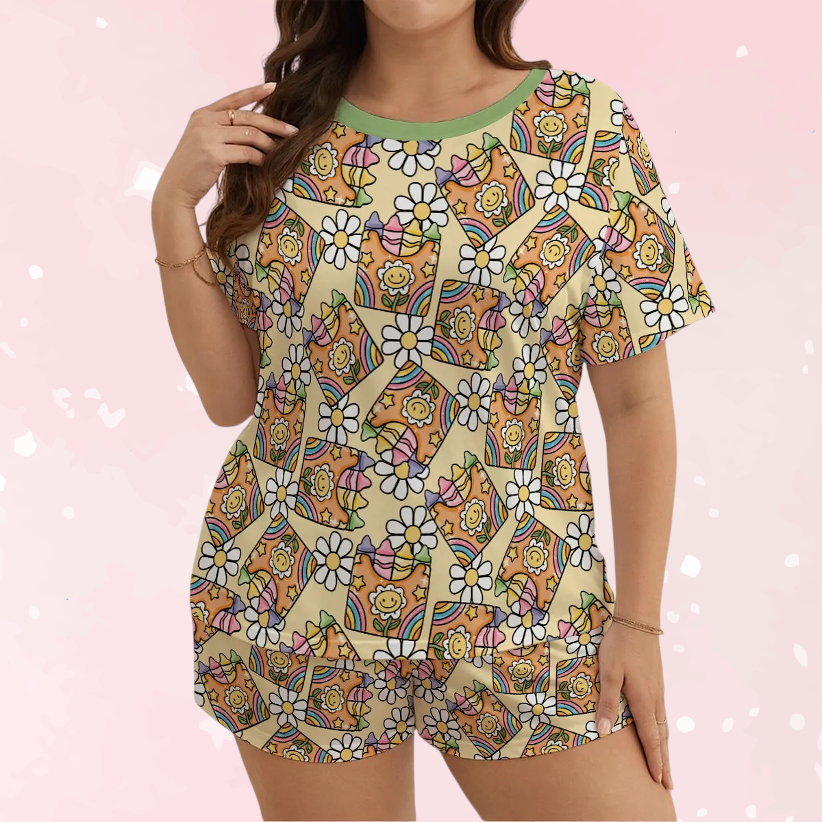 Sunshine Bloom Cozy Pajama Set