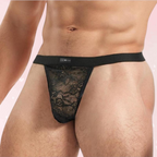 Midnight Crown Lace G-String