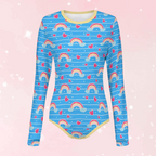 Rainbow Wishes Long Sleeve CuddleSuit