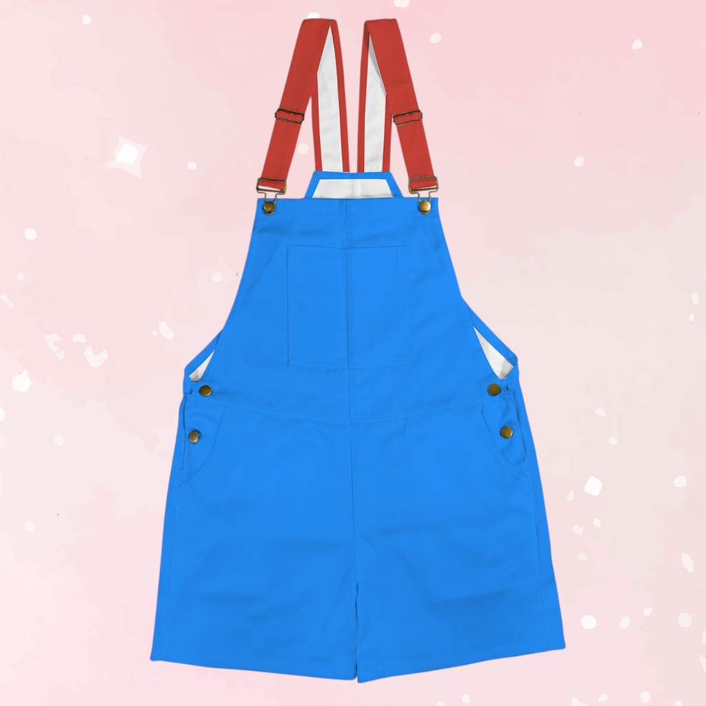 Classic Blue & Red Unisex Huggeralls