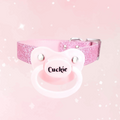 Pink Glitter Cuckie Pacifier Gag