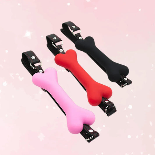 Soft Harness Dog Bone Gag - Puppy's Aesthetics