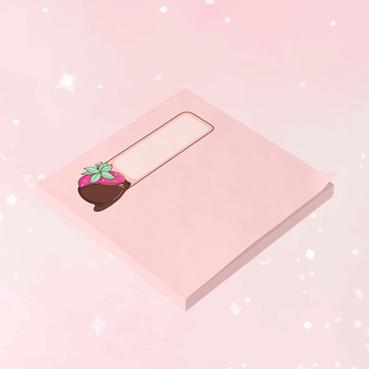 Chocolate Strawberry Post-it® Note Pad