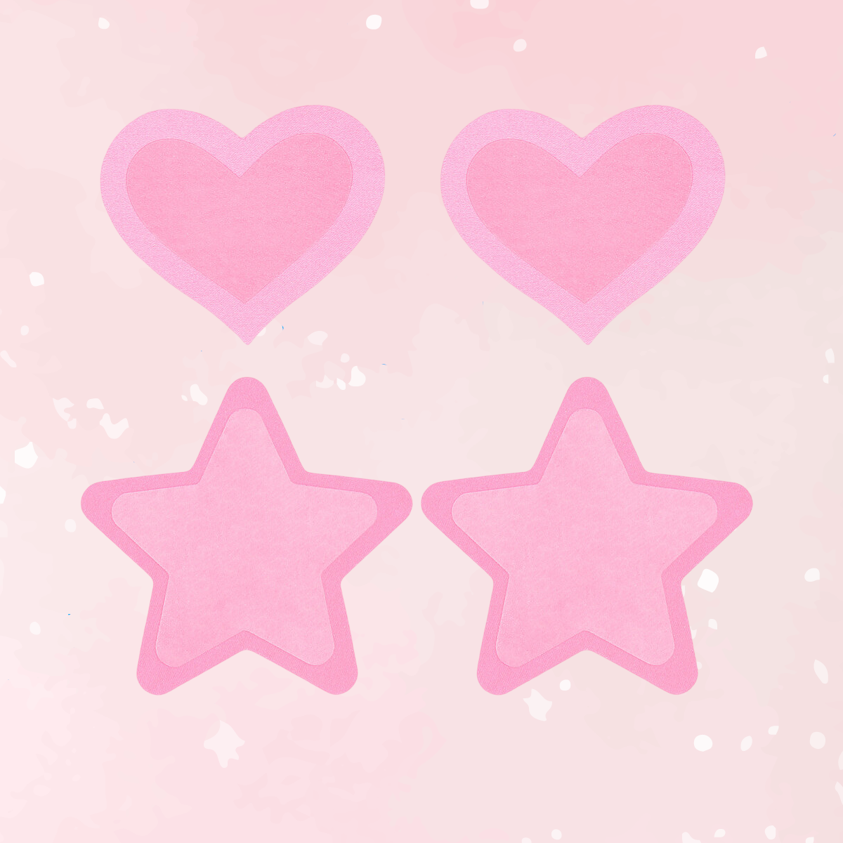 Peekaboo Pasties Hot Pink Glow in the Dark