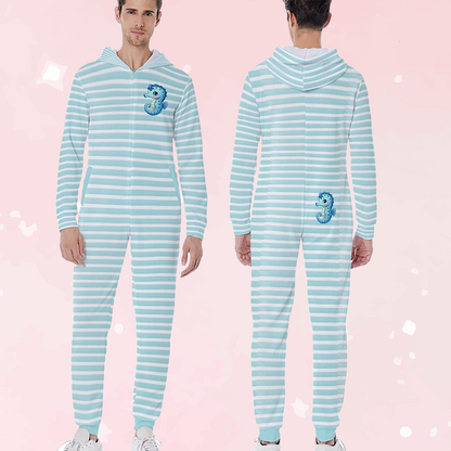 Sweet Lil Seahorse Hooded Pajamas