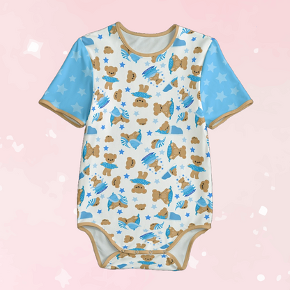 Cozy Blue Bear Adult Unisex Onesie