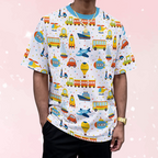 Playful Transport Drop-Shoulder Tee