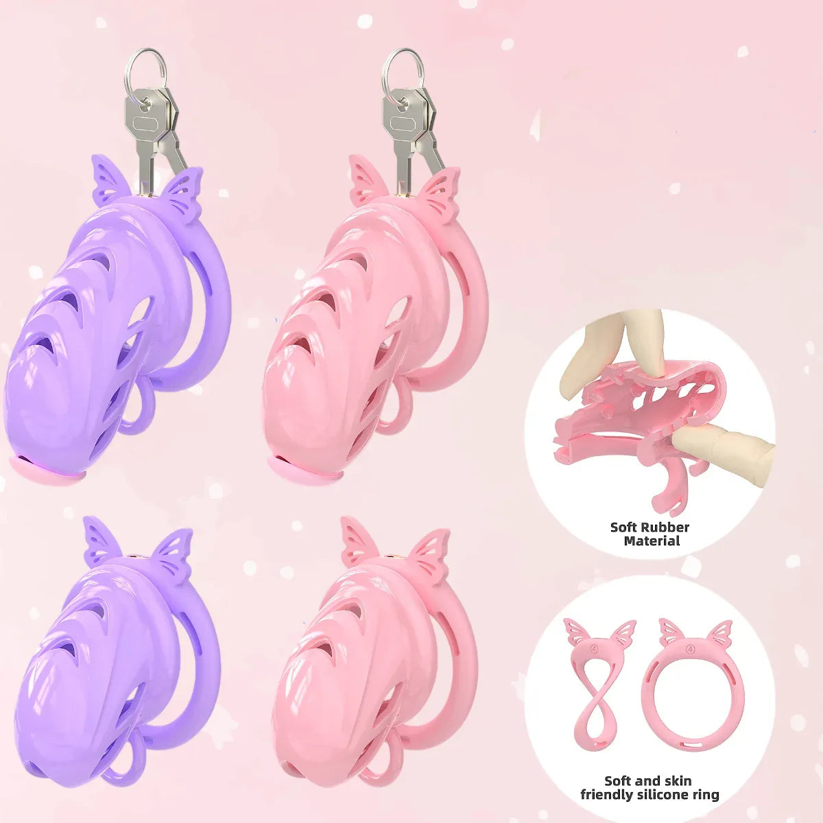 Velvet Promise Soft Chastity Cage - Puppy's Aesthetics