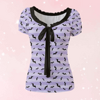 Spooky Sweet Bow Top
