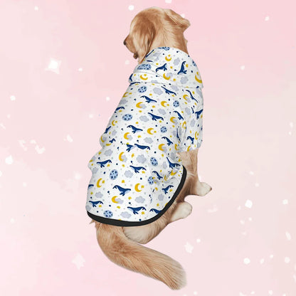 Sleepy Whale Dreams Pet Hoodie - Puppy's Aesthetics