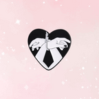 Bound By Rope Heart BDSM Pin